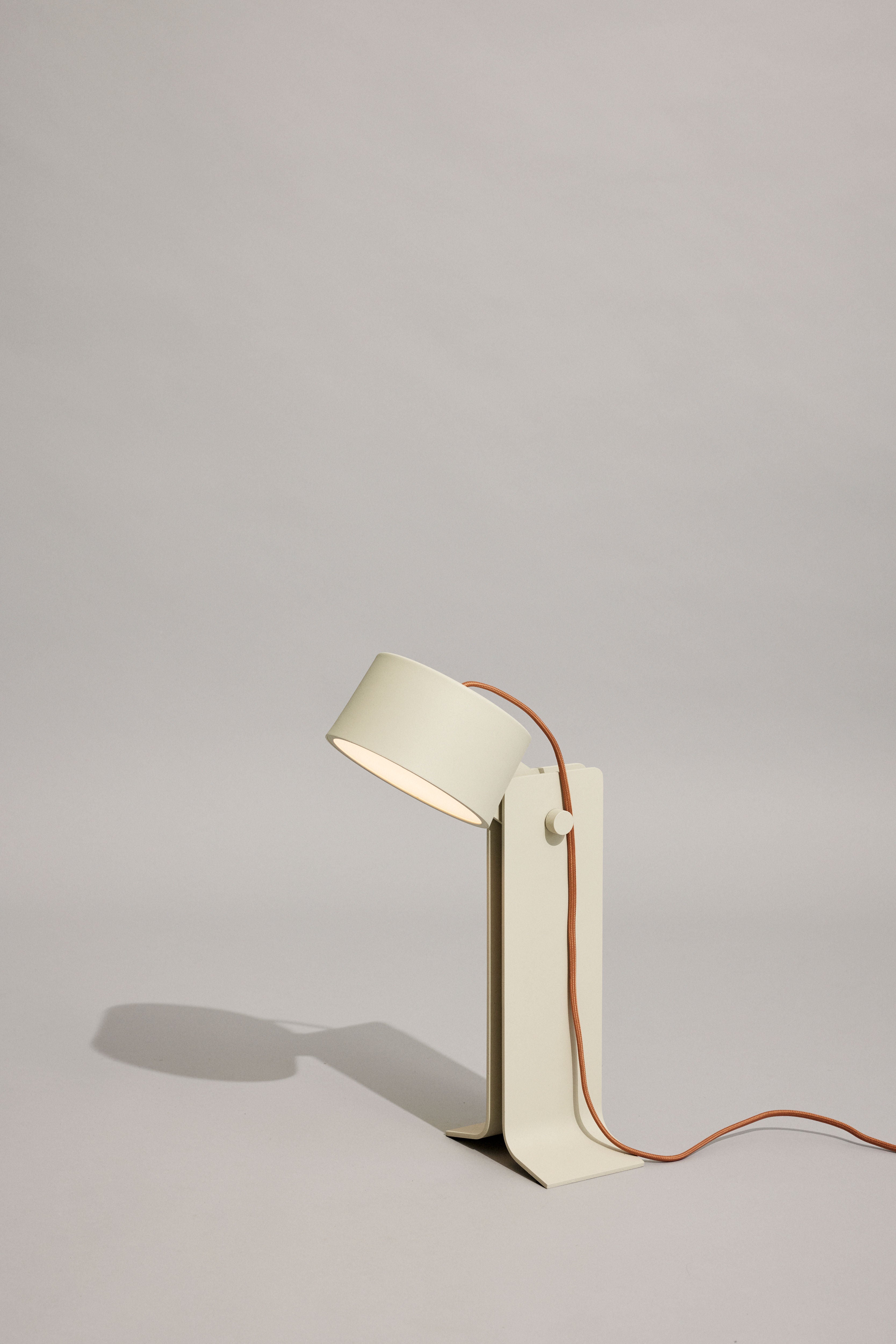 Table lamp "Crea" sand-colored LED dimmable