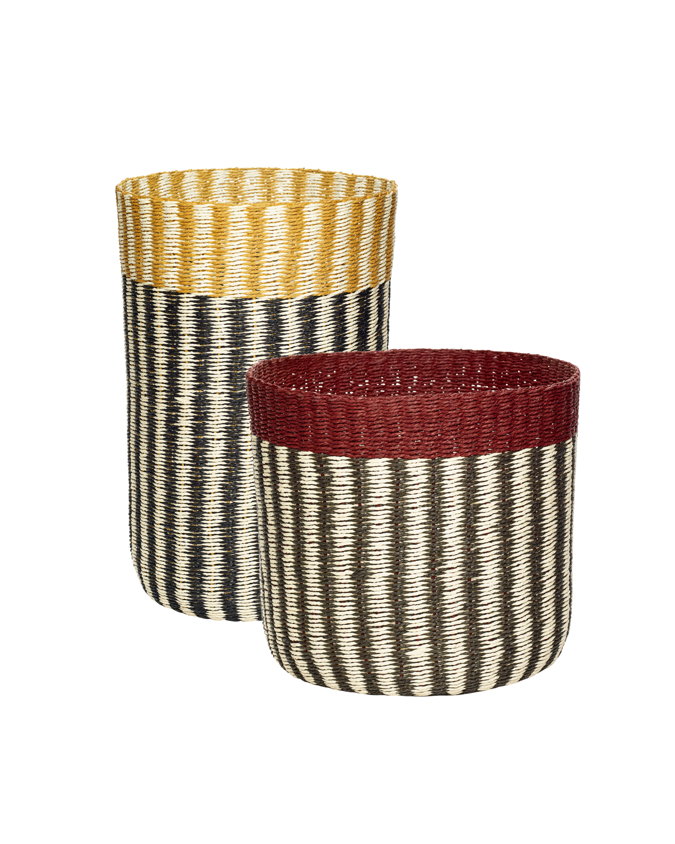 Baskets "Vertigo" multi-coloured set of 2