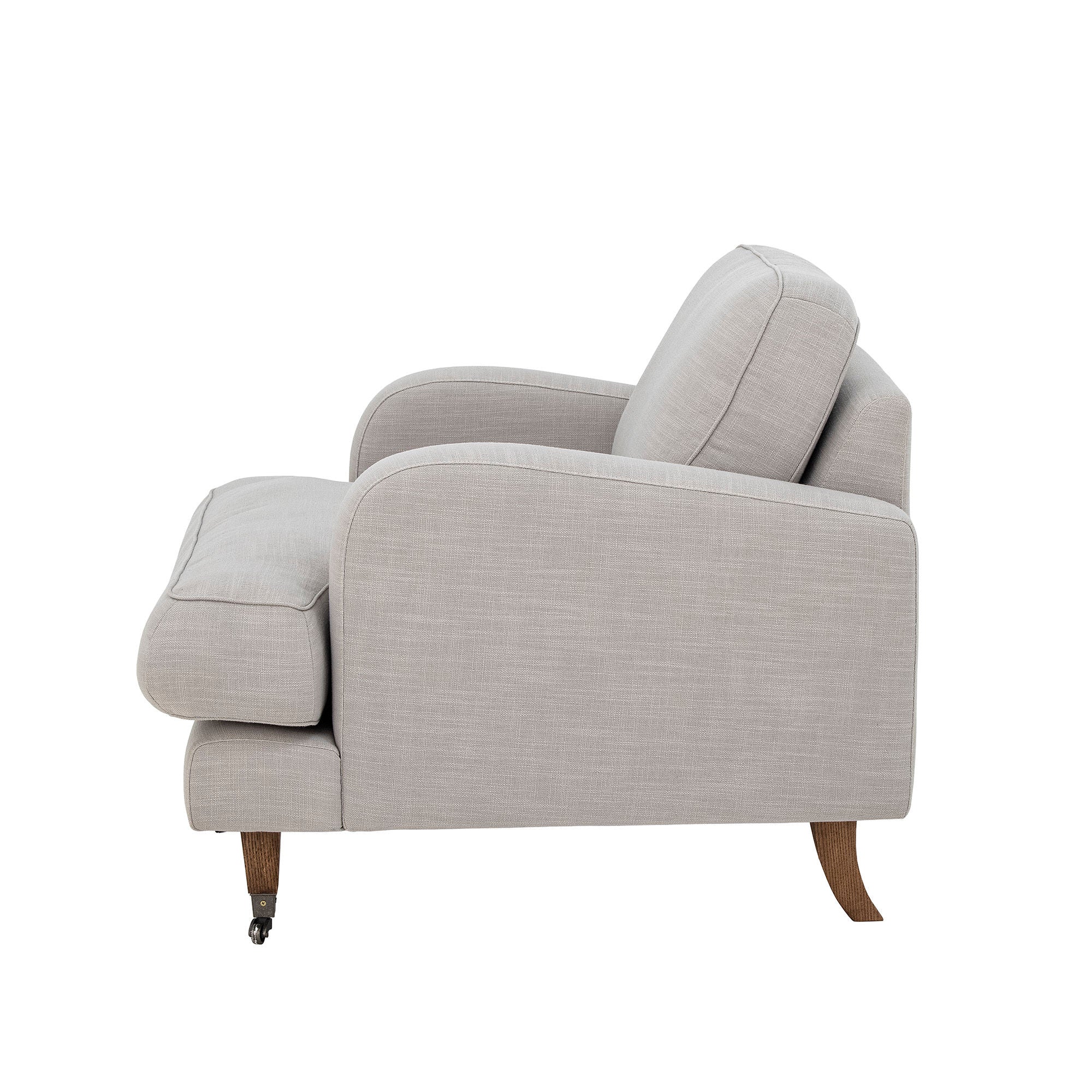 Lounge chair "Augusta" natural polyester