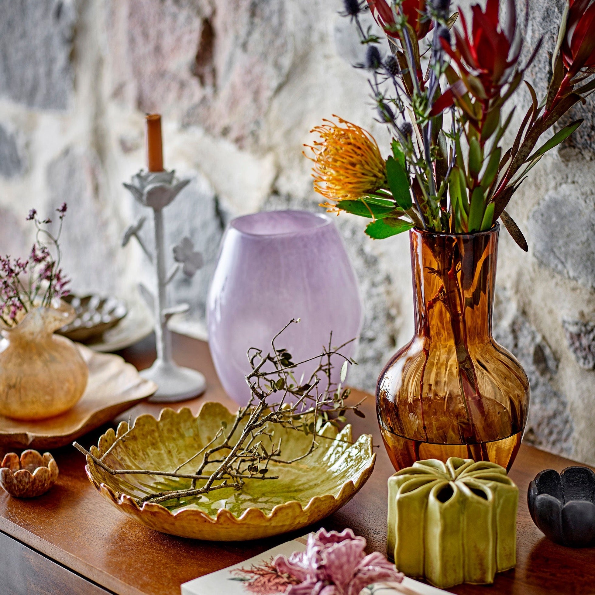 Vase "Lilac" Violett Glas