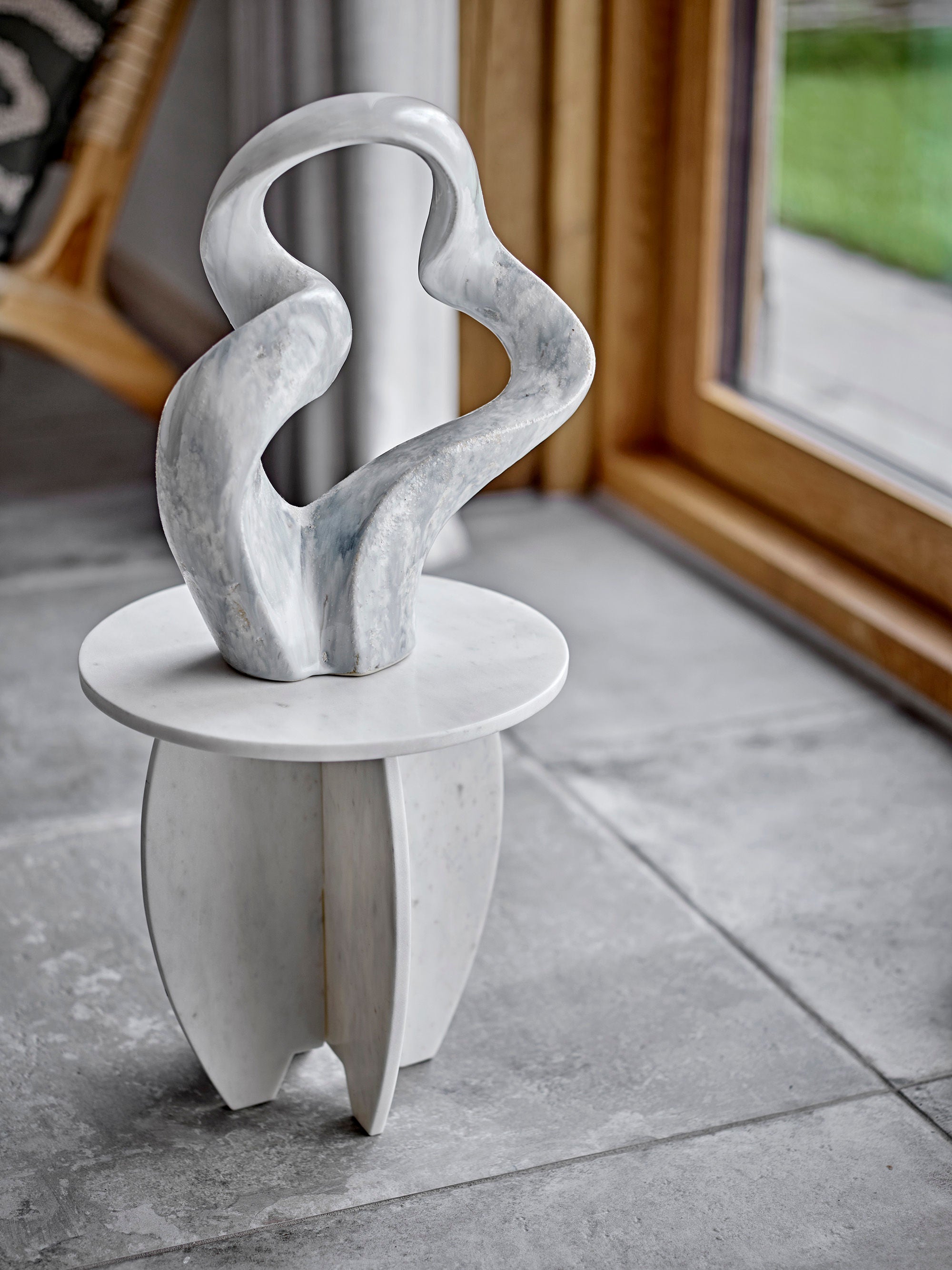 Sculpture "Rouyi" Decoration Grey Stoneware