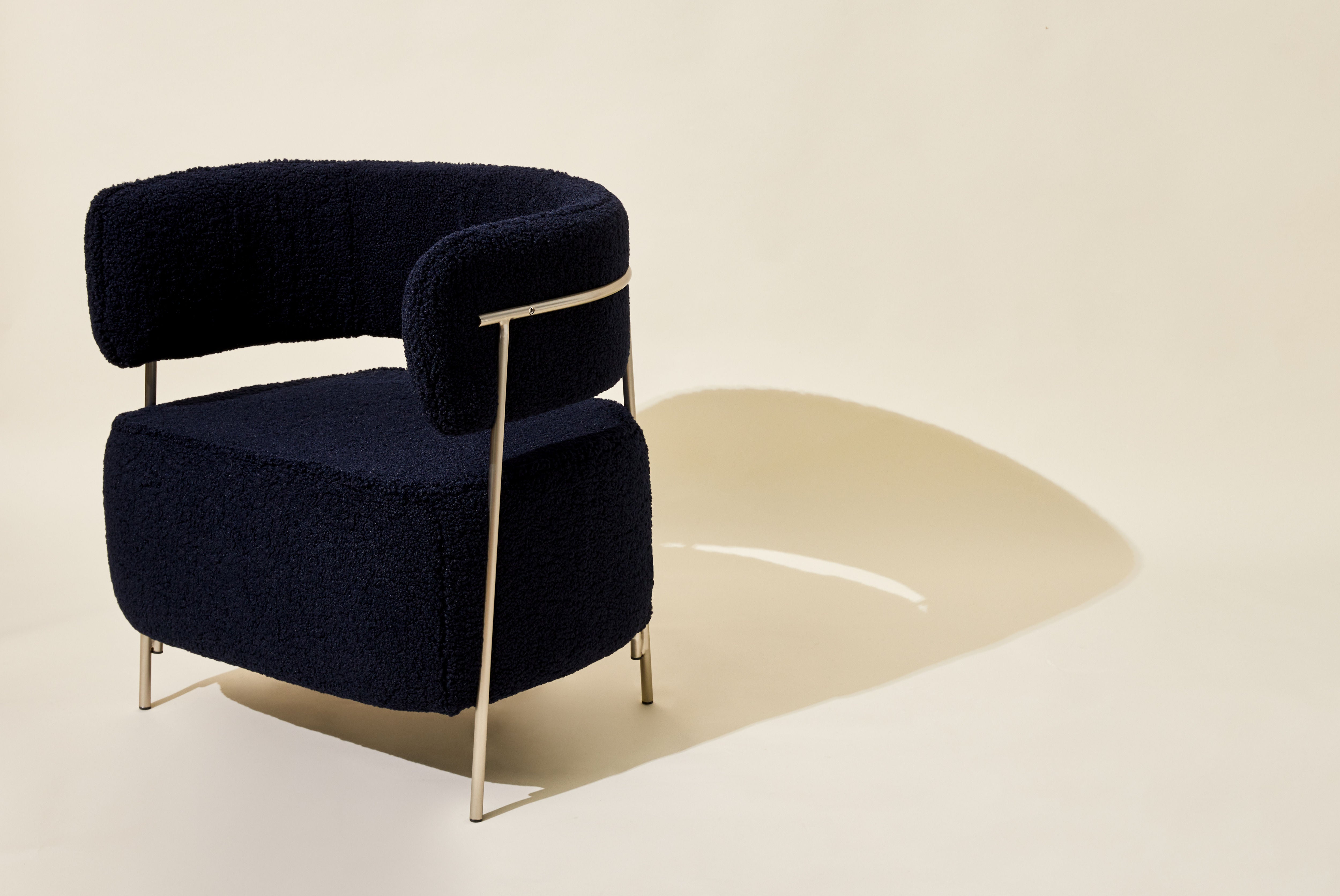 Lounge chair "Teddy" Blue