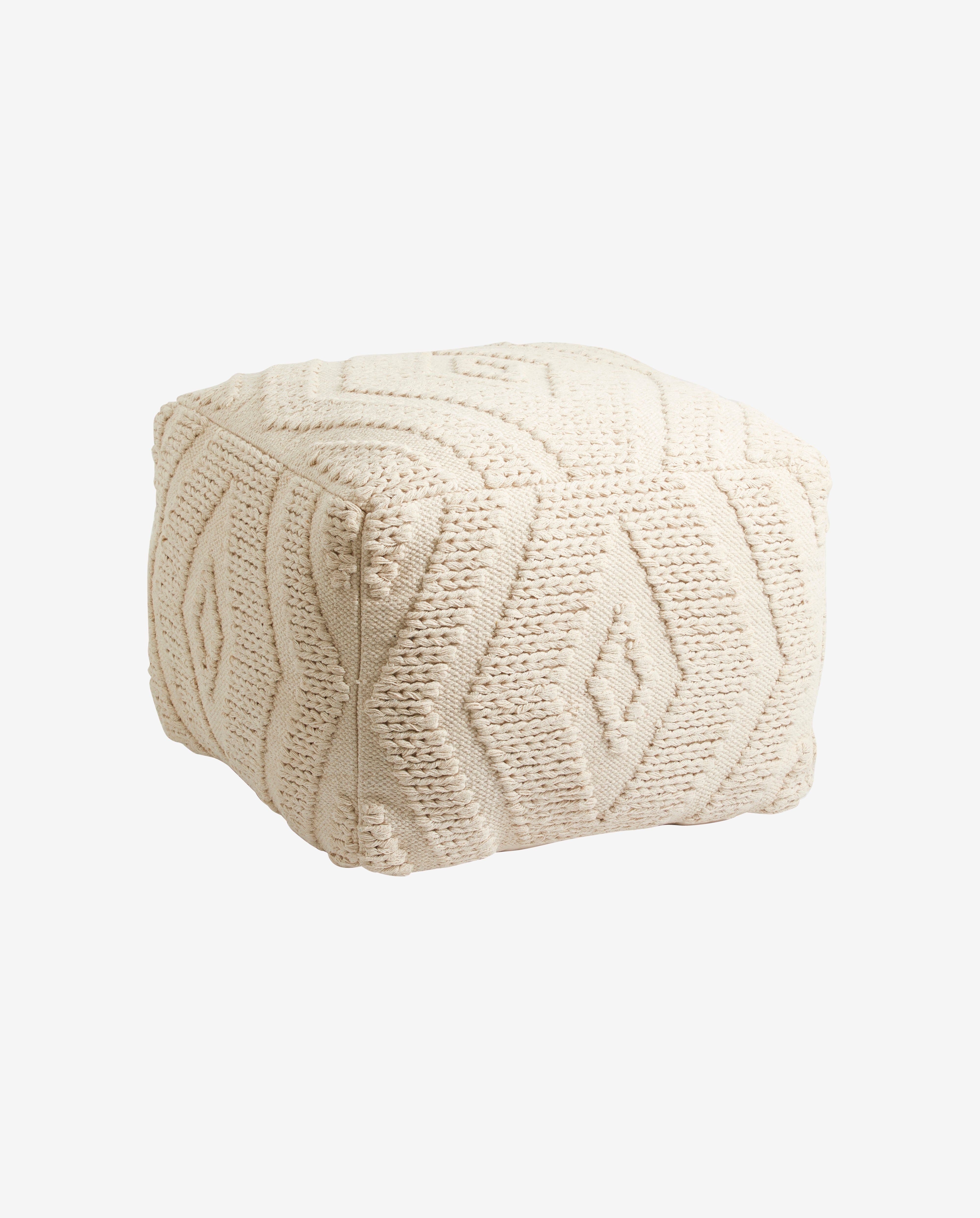 Pouf "WULAR" Off white