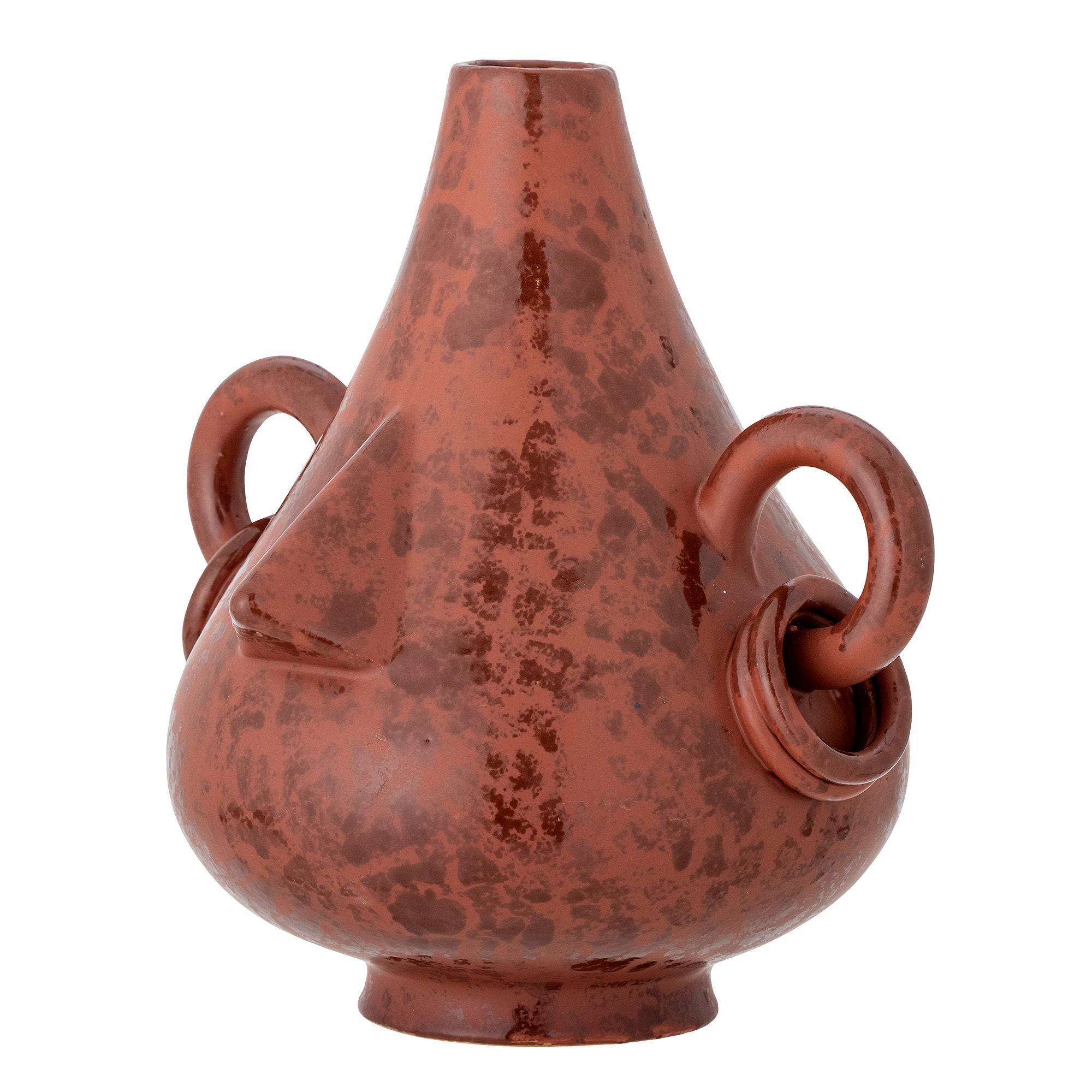 Decorative vase "Tarun" brown stoneware