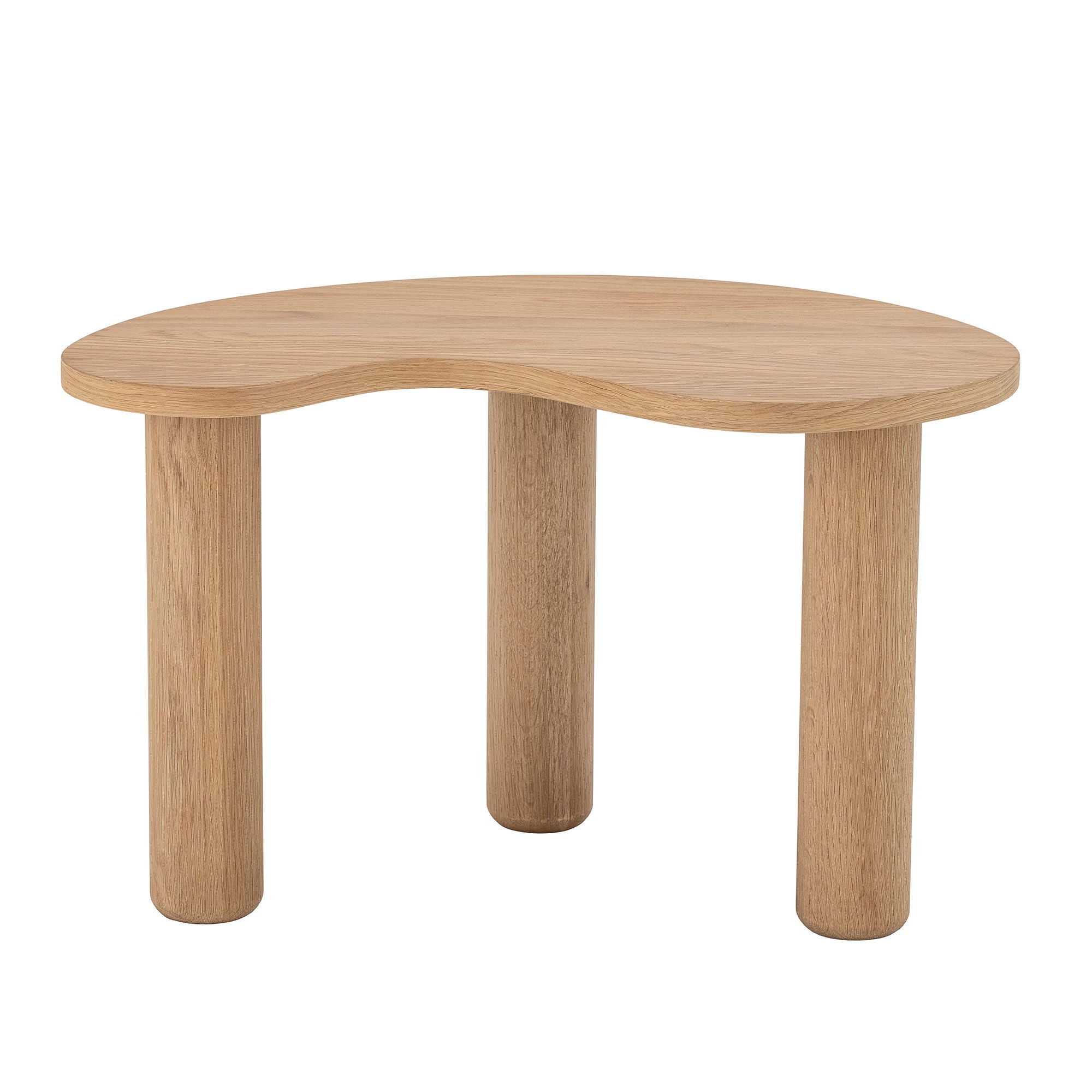 Coffee table "Luppa" natural rubber wood