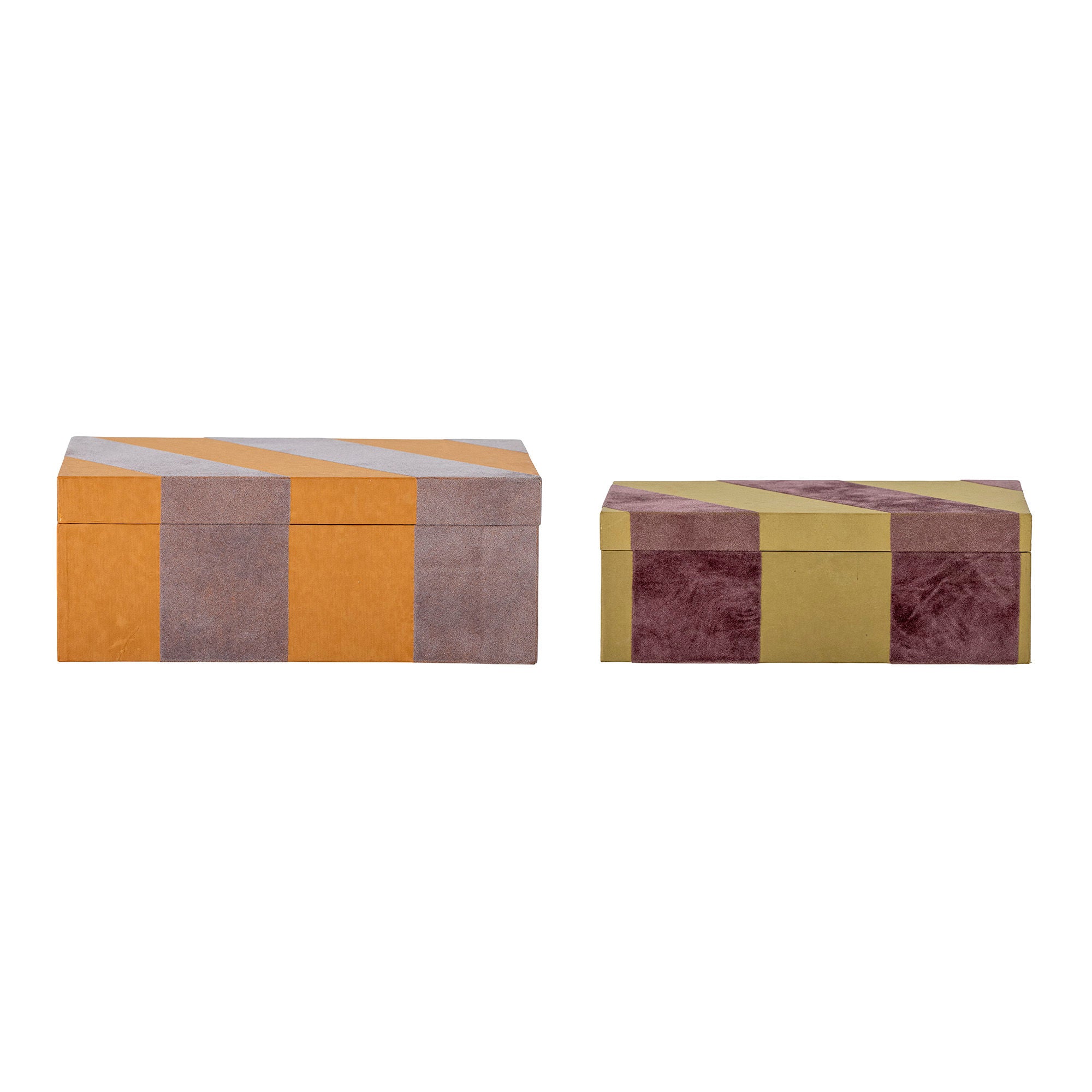 Schachtel 'Samira' mit Deckel in Orange – Farbenfrohe Aufbewahrung mit Stil
